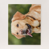 Gelbes Labrador Retriever Hund - Labrador Puzzle (Vertikal)