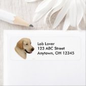 Gelbes Labrador Retriever Hundeschema (Insitu)