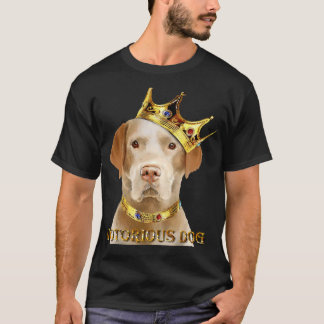 Gelbes Labrador Retriever Notorious Dog T-Shirt