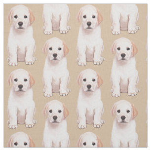 Gelbes Labrador retriever Pupppy Stoff