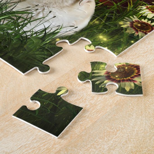 Gelbes Labrador Retriever Puzzle (Seite)