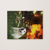 Gelbes Labrador Retriever Puzzle (Horizontal)