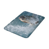 Gelbes Labrador Retriever Schwimmen Badematte (Schrägansicht)