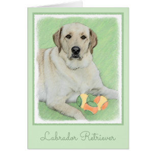 Gelbes Labrador Retriever & Tennis Balls Malerei