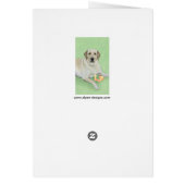 Gelbes Labrador Retriever & Tennis Balls Malerei (Hinten)