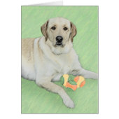 Gelbes Labrador Retriever & Tennis Balls Malerei (Vorne)