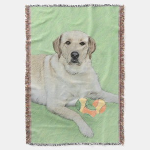 Gelbes Labrador Retriever & Tennis Balls Malerei Decke