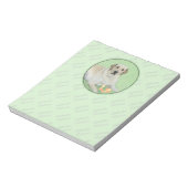 Gelbes Labrador Retriever & Tennis Balls Malerei Notizblock (Rotiert)