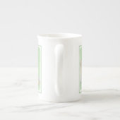 Gelbes Labrador Retriever & Tennis Balls Malerei Porzellantasse (Rückseite)