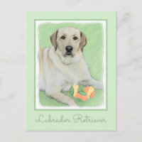 Gelbes Labrador Retriever & Tennis Balls Malerei