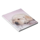 Gelbes Labrador Retriever Welpe Notizblock (angewinkelt)