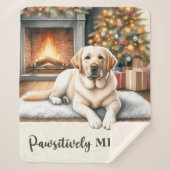 Gelbes Labrador - Schneehund - Gelbe Labrador Sherpadecke (Vorderseite)