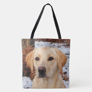 Gelbes Labrador - Schneehund - Gelbe Labrador Tasche