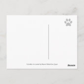 Gelbes Labrador und Mama 2 Postkarte (Rückseite)