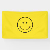 Gelbes Lächeln Grin Face Happy Banner (Horizontal)