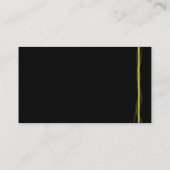 Gelbes Lazer Visitenkarte (Rückseite)