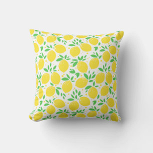 Gelbes Lemon-Kissen Kissen
