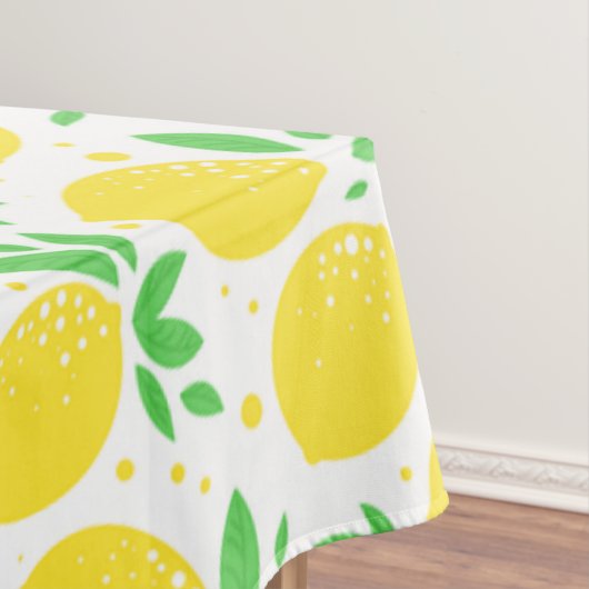 Gelbes Lemon Tableclout Tischdecke (Beispiel)