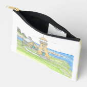 Gelbes Leuchtturm Kleines Zubehörbeutel Zubehörtasche (Offen)