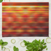 Gelbes Lichtstreumuster Handtuch (Gefaltet)