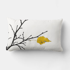 Gelbes Limones Baumblatt Lendenkissen