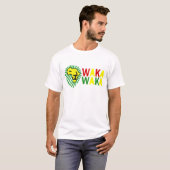 Gelbes Löwe-Grün-Mähne Waka Waka Shirt (Vorne ganz)