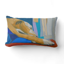 Gelbes Lurcherkissen