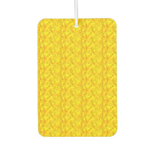 Gelbes Marigold Floral Nahtloses Muster Autolufterfrischer