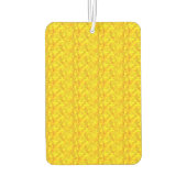 Gelbes Marigold Floral Nahtloses Muster Autolufterfrischer (Rückseite)