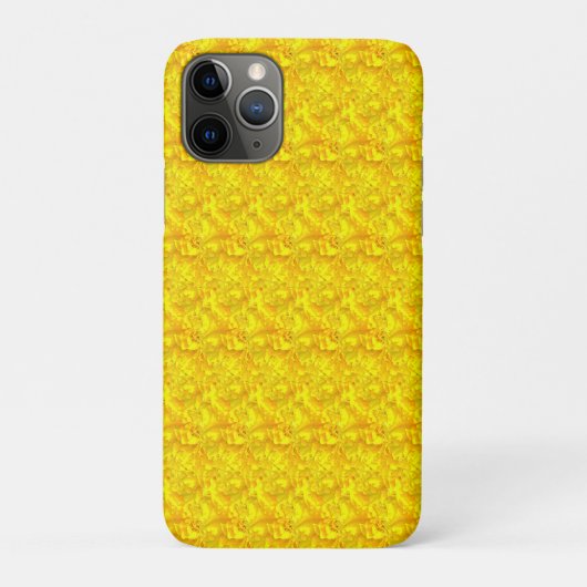 Gelbes Marigold Floral Nahtloses Muster Case-Mate iPhone Hülle (Rückseite)