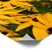 Gelbes Milchfeld Poster (Ecke)