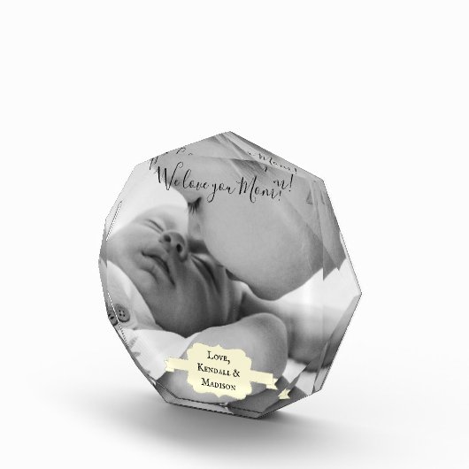 Gelbes Minimalistisches Foto Muttertag (Rechts)