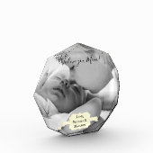 Gelbes Minimalistisches Foto Muttertag (Links)