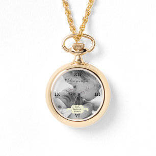 Gelbes Minimalistisches Foto Muttertagsbeobachtung Armbanduhr