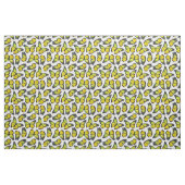 Gelbes Monarchfalter-Muster Stoff (Fat Quarter (45,7 x 55,9 cm))
