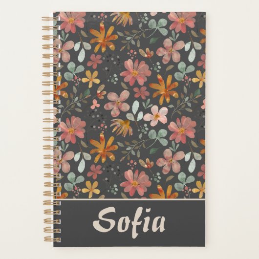 Gelbes Muster botanischer grüner Name Grauplaner Planer (Vorderseite)