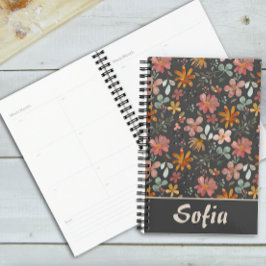 Gelbes Muster botanischer grüner Name Grauplaner Planer