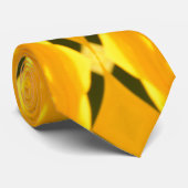 Gelbes Muster Krawatte (Gerollt)