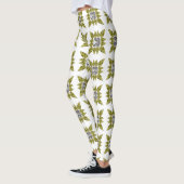 Gelbes Muster Leggings (Links)