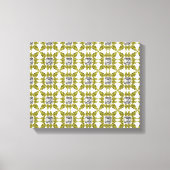 Gelbes Muster Leinwanddruck (Vorderseite)