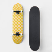 Gelbes Muster Skateboard (Vorderseite)