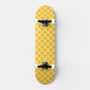 Gelbes Muster Skateboard