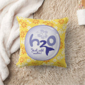 Gelbes Namensmuster Kissen (Decke)