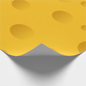 Gelbes Neuheitsbeschaffenheits-Packpapier des Geschenkpapier (Ecke)