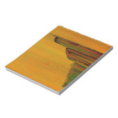 Gelbes Notepad Notizblock (Rotiert)