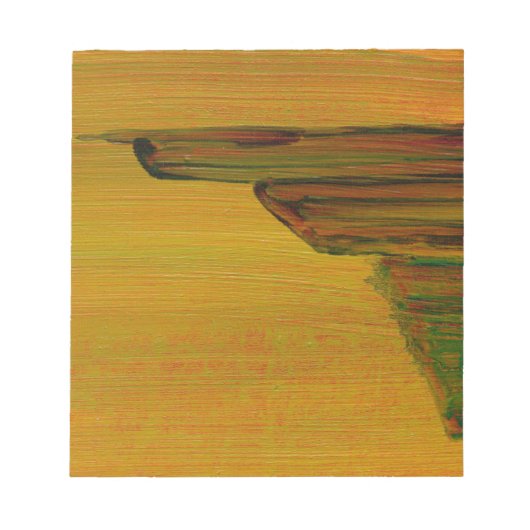 Gelbes Notepad Notizblock (Vorderseite)