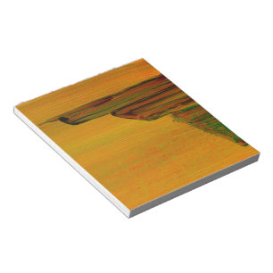 Gelbes Notizbuch Notizblock