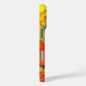 Gelbes Öl und Wasser schrecken, nicht mischen Case-Mate iPhone Hülle (Rückseite / Rechts)