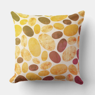 Gelbes Orange Sommerknochenkissen Kissen