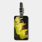 Gelbes Orchid - Gepäckanhänger (Vorderseite vertikal)